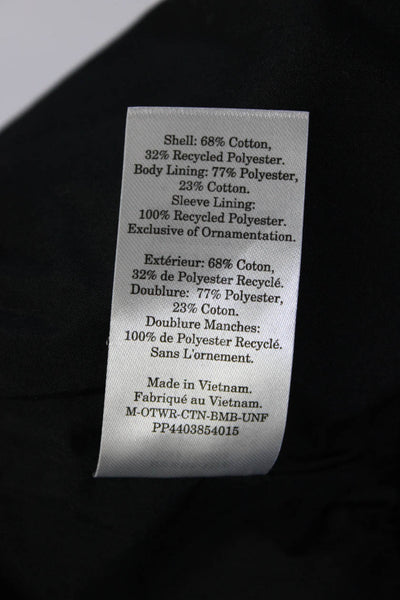 Everlane Mens Black The Bomber Jacket | Uniform  Size S