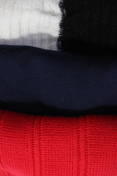 Zara J Crew Women's Short Sleeve Slim Fit Crewneck Knit Blouse Red Size S, Lot 3