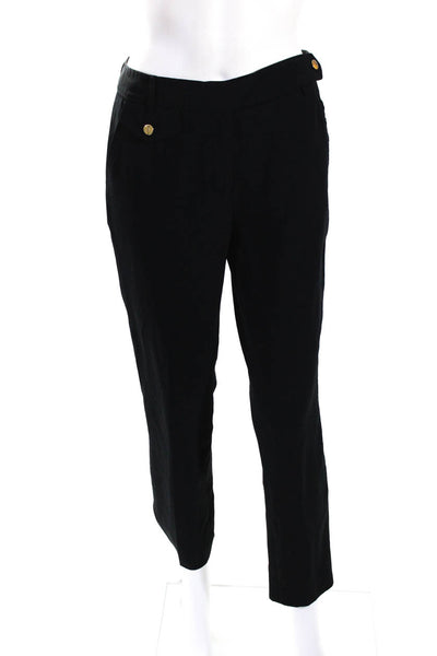 Gerard Darel Womens Mid Rise Skinny Leg Dress Trousers Black Size EUR 36