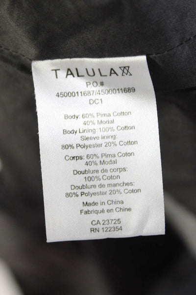Babaton Talula Womens Long Sleeve Buttoned Blazer Blouse White Size 10 XS Lot 2