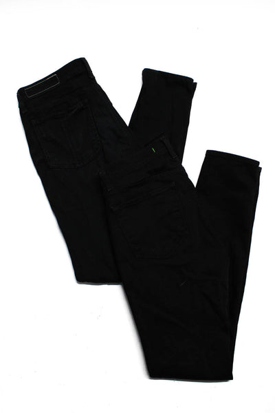 J Brand Rag & Bone Jean Womens Skinny Ankle Jeans Black Size 27 28 Lot 2