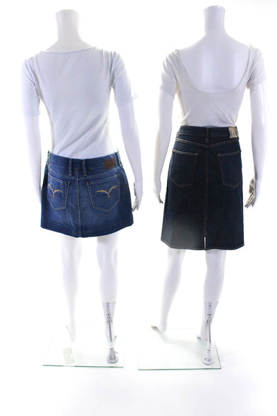 Zara Woman Mavi Womens Denim Skirts Blue Size 10 Lot 2
