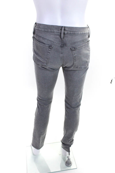 Frame Mens Gray Cotton Slim Skinny Leg Jeans Size 31
