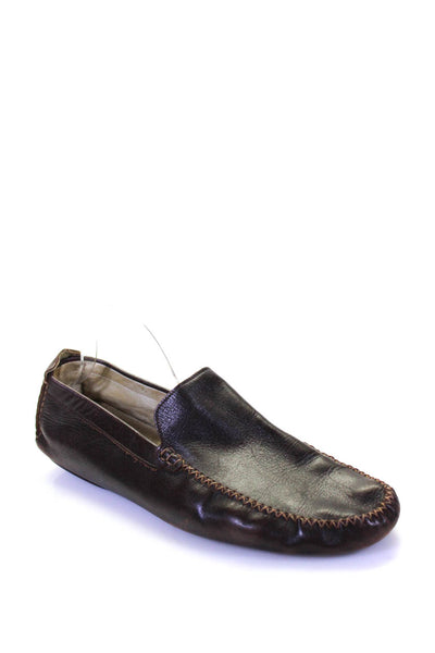 To Boot New York Mens Brown Leather Slip On Loafer Shoes Size 15