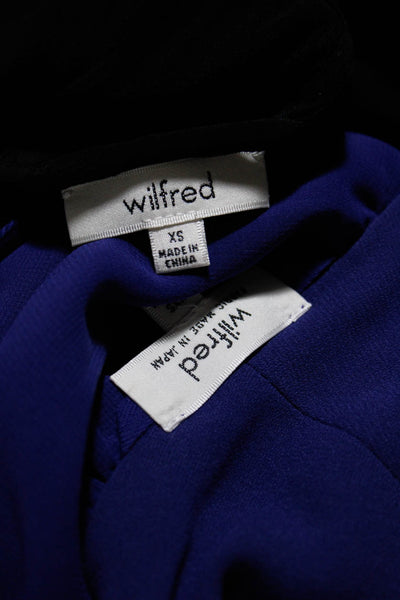 Wilfred Womens Sleeveless V Neck Blouson Dresses Purple Black Size XXS XS Lot 2