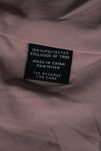 525 America Womens Pink Textured Fringe Detail Long Sleeve Jacket Size L