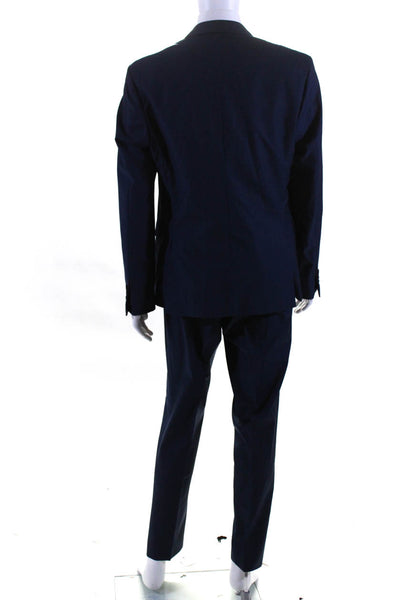 The Kooples Mens Navy Wool Two Button Long Sleeve Blazer Pants Suit Set Size FR