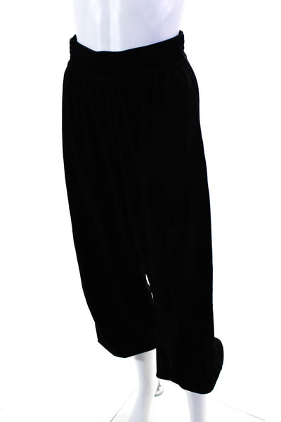 Tory Burch Womens Elastic Waist Scrunch Hem Casual Trousers Pants Black Size 2