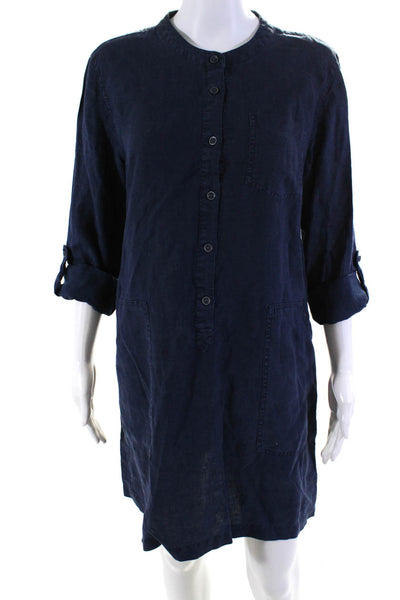 English Factory Michael Stars Womens Embroidered Shirt Dresses Blue Medium Lot 2