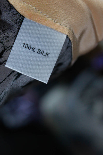 Jonathan Simkhai Womens Silk Tie-Dye Print Draped Tank Dress Multicolor Size XS