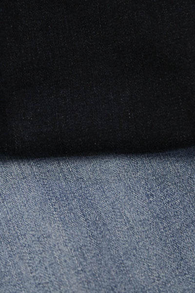 Rag & Bone Jean Womens Cotton Denim Distressed Capri Jeans Blue Size 24 Lot 2
