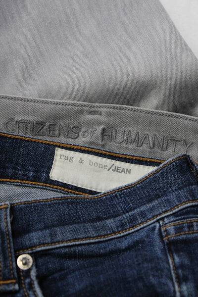 Rag & Bone Jean Citizens Of Humanity Womens Skinny Leg Jeans Blue Size 24 Lot 2