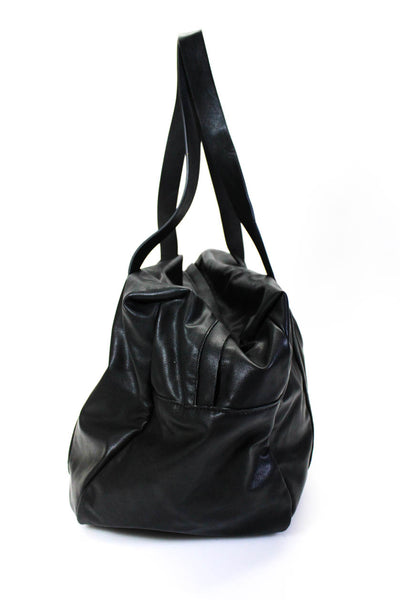 Zara Womens Silver Tone Strapped Fringed Slides Handbag Black Size EUR36 Lot 2