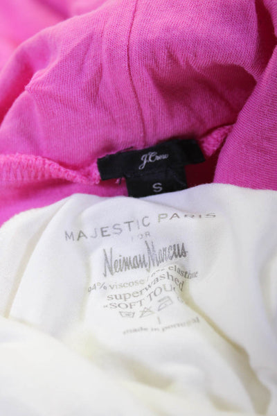 J Crew Majestic Paris Three Dots Women's Long Sleeve Top Pink Size S XS 1, Lot 3