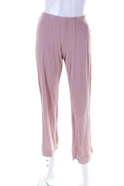 Ugg Womens Long Sleeve Pajama Shirt Pants Set Pink Size Extra Small