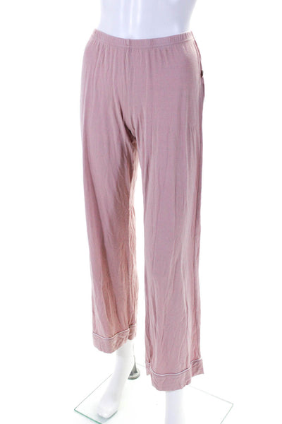 Ugg Womens Long Sleeve Pajama Shirt Pants Set Pink Size Extra Small