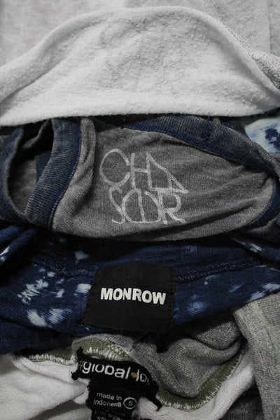 Chaser Monrow Global Love Womens Tank Shirts Sweatpants Gray Blue Size S L Lot 4