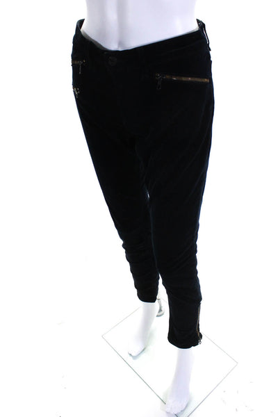 Alexander Wang Women's Elastic Waist Bubble Hem Knee Length Skirt Gray Size S