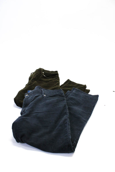 Polo Ralph Lauren Mens Flat Front Five Pockets Corduroy Pant Green Size 40 Lot 2