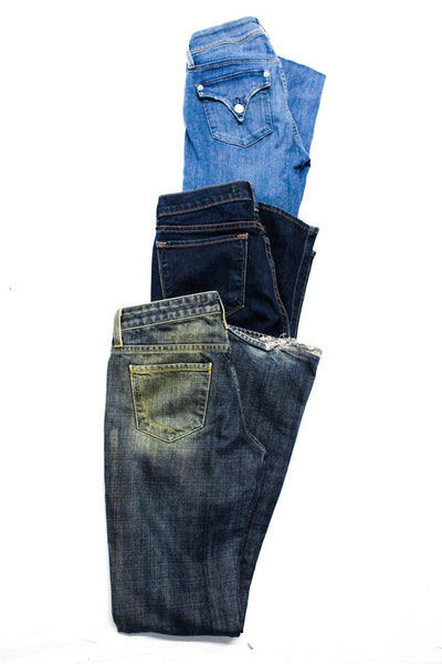 J Brand Women's Midrise Five Pockets Dark Wash Skinny Denim Pant Size 28 Lot 3