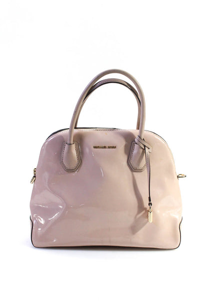 Michael Kors Womens Blush Zip Top Handle Bag Handbag