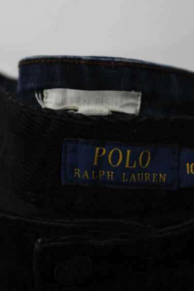 Polo Ralph Lauren Eileen Fisher Womens Dark Skinny Jeans Black Size 8 10 Lot 2