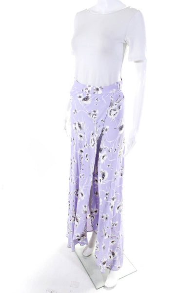 Flynn Skye Women's V-Neck Short Sleeves Crop Top Two Piece Set Floral Size S