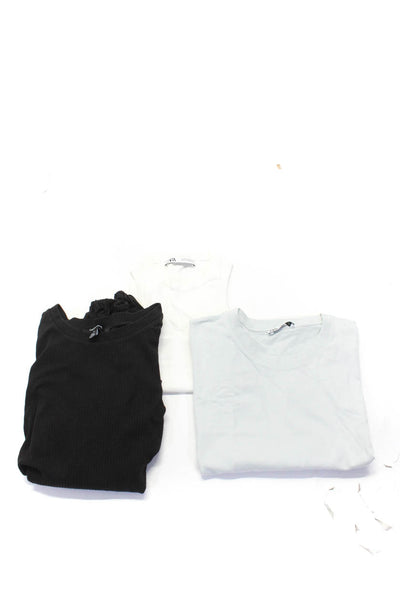Lea & Viola Zara Women's Cotton Long Puff Sleeve Blouse Black Size M, Lot 3