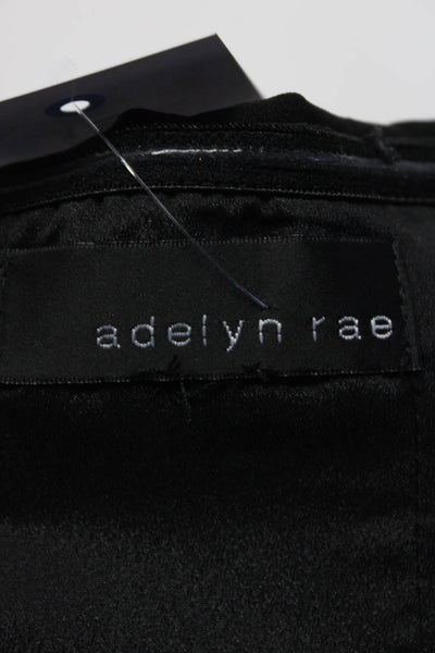 Adelyn Rae Womens Sweetheart Strapless Slim Leg Jumpsuit Black Size 6