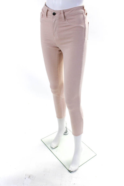 L'Agence Womens Light Pink High Rise Margot Skinny Leg Jeans Size 26