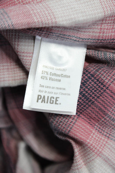 Paige Black Label Michael Stars Womens Shirt Sweater Pink Green Size L M Lot 2