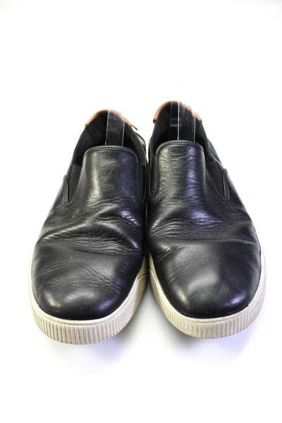 Cole Haan Grand.OS Mens Black Leather Slip On Fashion Sneakers Shoes Size 10M