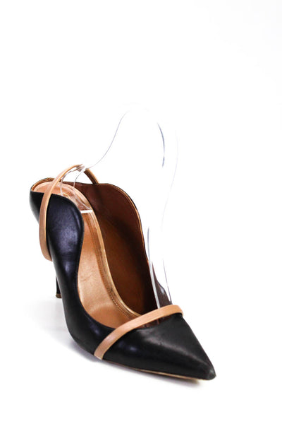Malone Souliers Womens Pointed Toe Asymmetrical Stiletto Heels Black Size EUR39