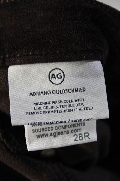 AG Adriano Goldschmied J Brand Womens Brown Skinny Leg Jeans Size 28 27 lot 2