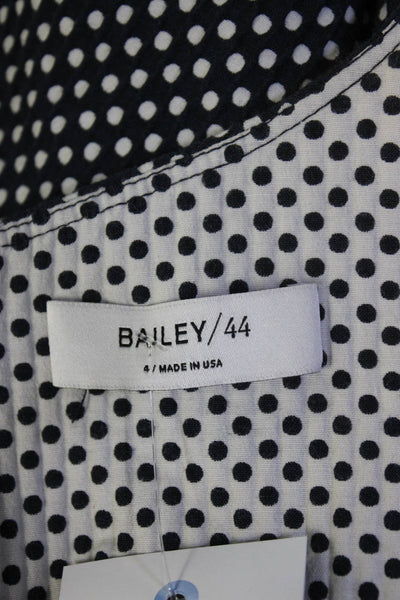 Bailey 44 Women's Sleeveless Tiered Hem Mini Dress Polka Dot Dress Size 4