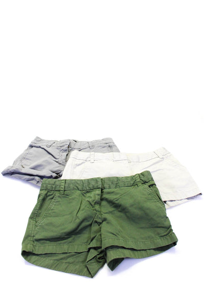 J Crew Women's Hook Closure Pockets Chino Dress Short Gray Green Size 2 Lot 3