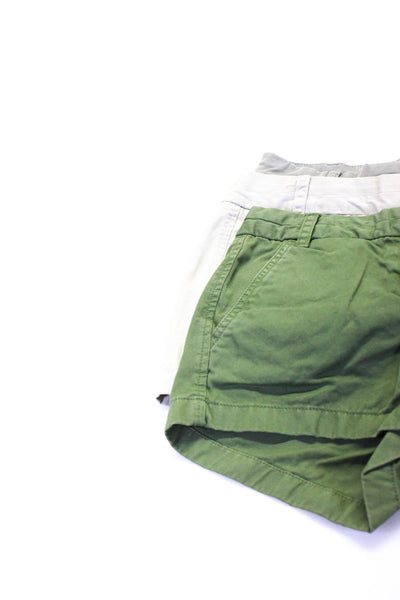 J Crew Women's Hook Closure Pockets Chino Dress Short Gray Green Size 2 Lot 3