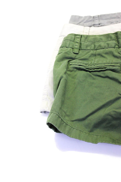 J Crew Women's Hook Closure Pockets Chino Dress Short Gray Green Size 2 Lot 3