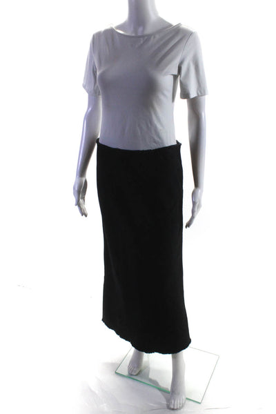 Etoile Isabel Marant Womens Wool High Rise Long Straight Skirt Black Size 40