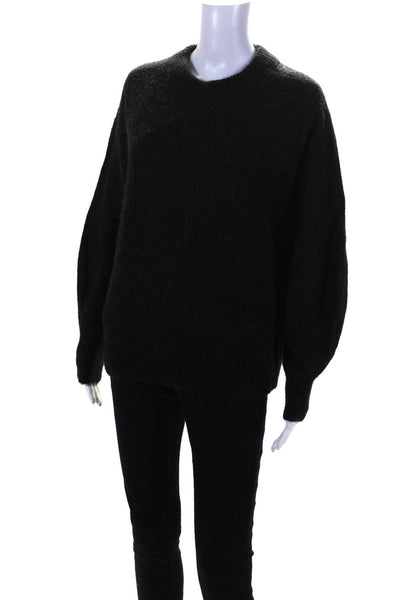 Everlane Womens High Neck Oversize Pullover Sweater Black Size Medium