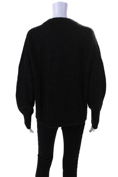 Everlane Womens High Neck Oversize Pullover Sweater Black Size Medium