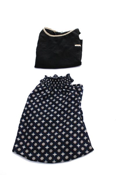 Tamara H. Joie Women's Abstract Print Halter Neck Blouse Blue Size XS, Lot 2