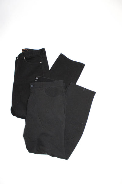 Lauren Jeans Company Calvin Klein Women's Straight Jeans Black Size 10 34, Lot 2
