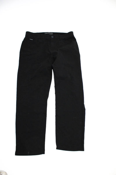 Lauren Jeans Company Calvin Klein Women's Straight Jeans Black Size 10 34, Lot 2