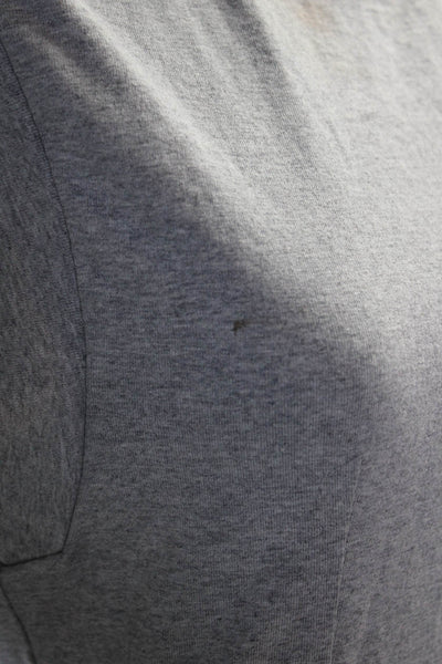 Isabel Marant Women's Cotton Sleeveless Back Cutout T-shirt Gray Size L