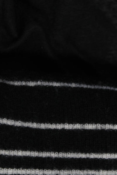 Allsaints Saks Fifth Avenue Womens Knit Striped Hoodie Black Size XS OS Lot 2