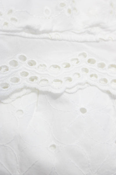 Zara Nibi-MTK Womens White Lace Crew Neck 3/4 Sleeve A-Line Dress Size XS M lot2