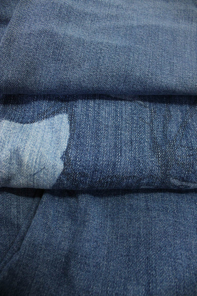 Current/Elliott Pilcro Womens Cotton Cropped Skinny Jeans Size 27 Blue Lot 3