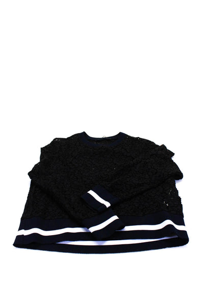 Zara Womens Sweater Tops Blouse Black Size S L Lot 2