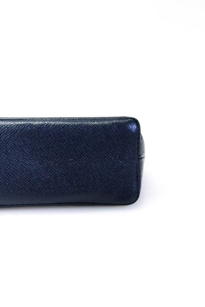 Michael Kors Women's Zip Closure Pouch Wallet Navy Blue Size S